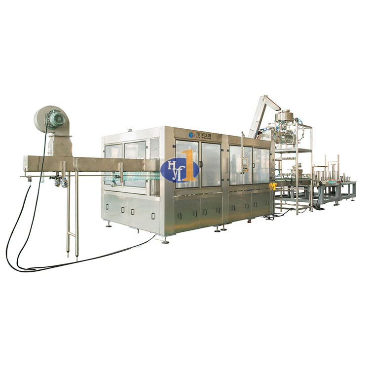 Máquina de llenado de jugo de agua de soda / línea de producción completa de CSD