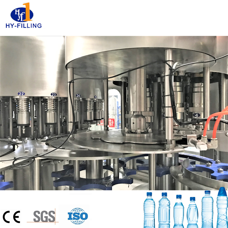 Zhangjiagang Full Automatic Monoblock 3 en 1 Máquinas de llenado de líquidos Máquina de llenado de agua mineral