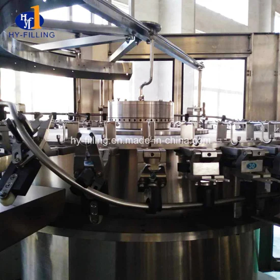 Equipo de llenado de agua con soda 3 en 1 de botella de vidrio